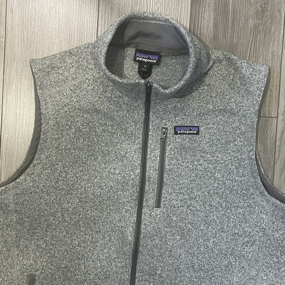 Patagonia Better Sweater Vest Men's XL Gray Outdoors Sleeveless Full Zip
